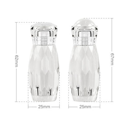 25mm 다이아마터 피부 관리 크림 병 독특한 화장품 병 사용자 지정 색상