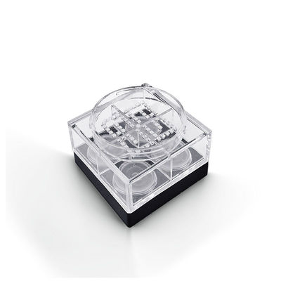 개인화 된 45 * 26mm 평방 빈 풀 파우더 케이스 4 그리드