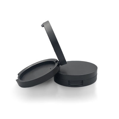 매트 블랙 개인화 된 빈 컴팩트 파우더 케이스 67mm * 19mm