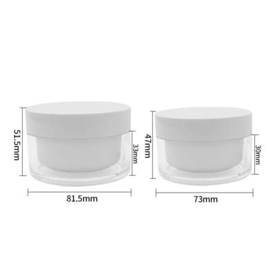 단순 디자인 OEM/ODM 로고와 함께 커스터마이징 가능한 50g 다이아몬드 아크릴 잔
