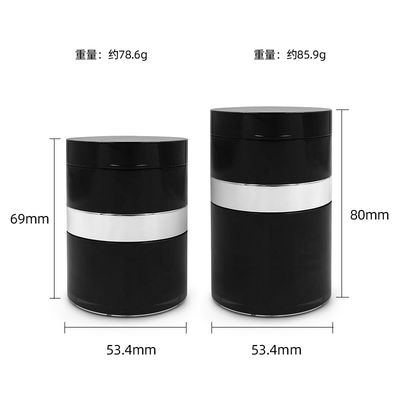투명한 화장품 병 5g/10g 피부 관리 크림 샘플 화장품용 간단한 디자인