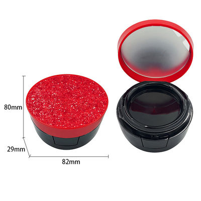 15g 컴팩트 여행 친화적 투명 쿠션 기초 케이스