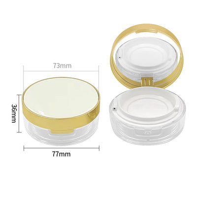 15g 둥근 모양 투명 빈 풀 파우더 케이스 컴팩트 파우더